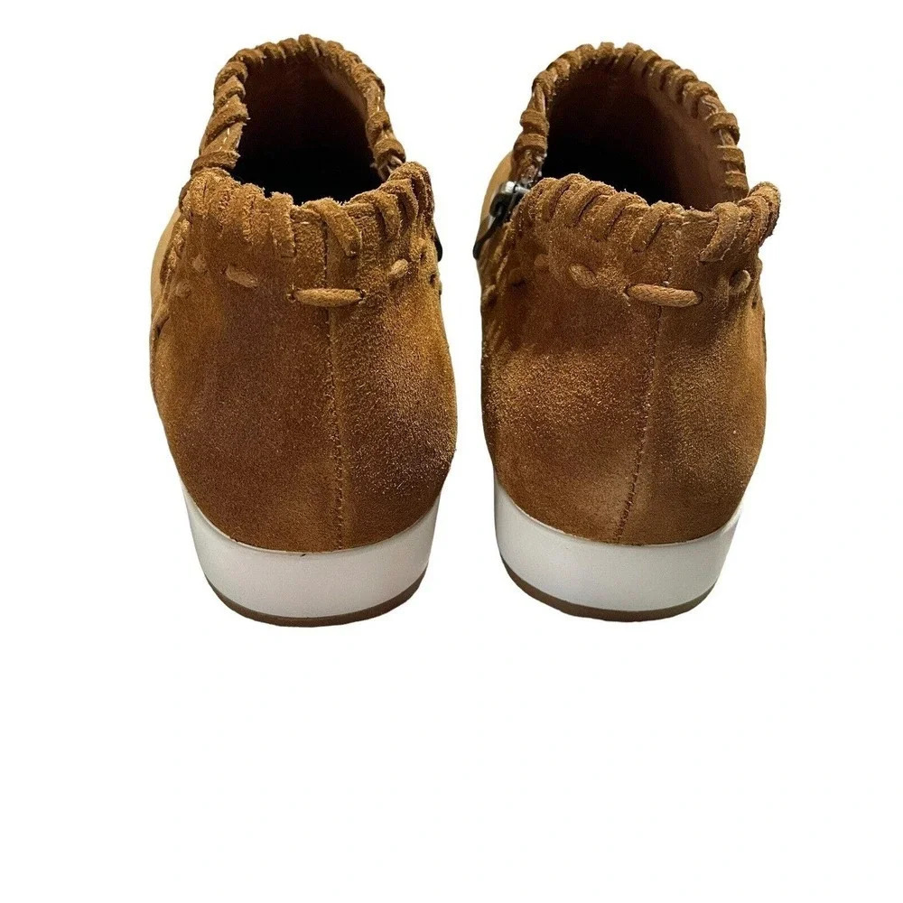 Antelope Womens J63 Scotty Suede Leather Booties EU 40 US 9 Cognac Brown - Picture 6 of 14